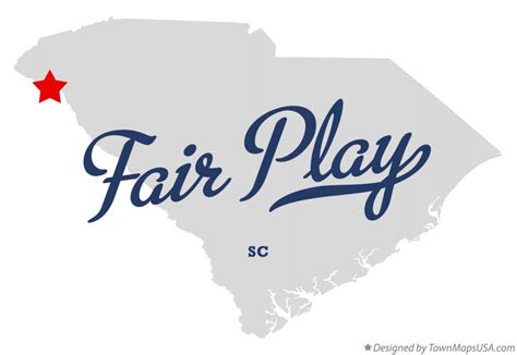 map  fair play sc south carolina