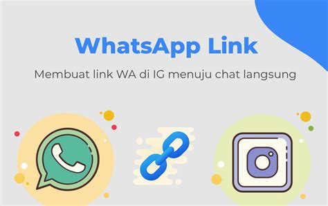 membuat link wa  ig  menuju chat langsung dardura