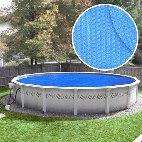 robelle heavy duty solar cover   ground swimming pools  foot pools walmartcom