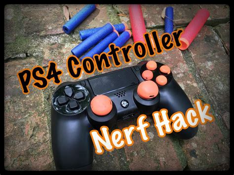 ps controller modified  nerf darts youtube