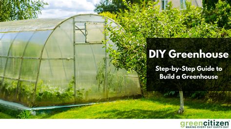 diy greenhouse step  step guide  build  greenhouse