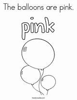 Coloring Pink Balloons Favorites Login Add Change Template sketch template