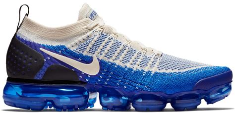 nike air vapormax  light cream racer blue