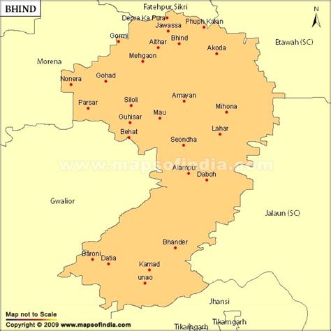 bhind parliamentary constituency map election results and
