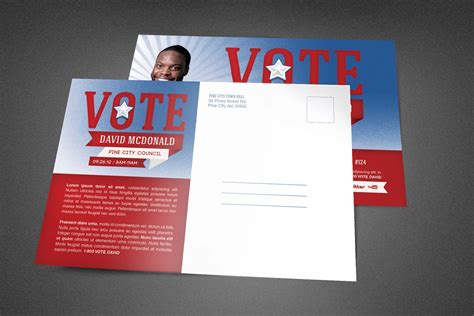 voting  election postcard  card making design bundles