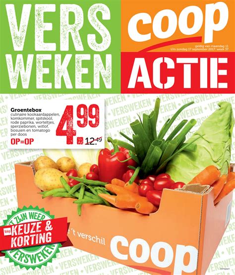 coop supermarkten coopcompact folder week  pagina