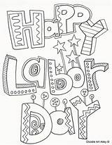 Labor Coloring Pages Doodle Happy Alley Activities Print Crafts Color Printable Easy Kids Getcolorings Fun sketch template