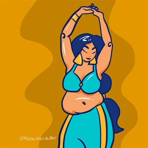 Curvy Jasmine From Aladdin Best Disney Princess Fan Art