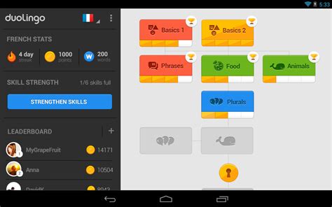 duolingo updated  google play brings tablet optimization  leaderboards droid life