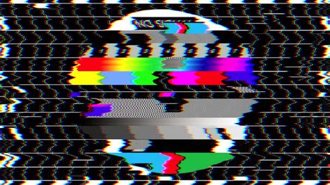 Bad Tv Screen Ii Glitchy No Signal Noise And Sound ~ Video