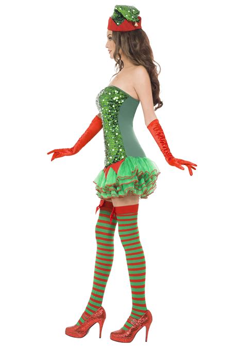 Women S Elf Sequin Costume
