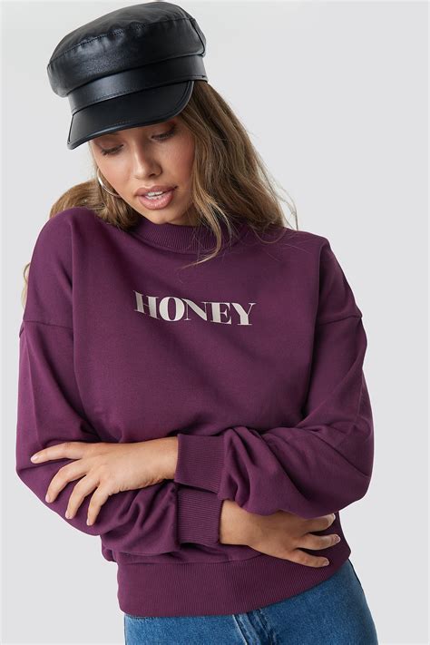 honey sweatshirt lila na kd