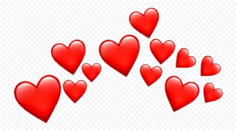red heart emoji black background red heart emoji heart emoji png