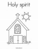 Coloring Holy Spirit Church Pages Color Kids Printable Noodle Jesus Family House Sunday School Families Activity Going Templates Back Drawings sketch template
