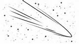Komet Sonnensystem sketch template