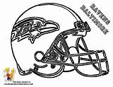 Coloring Football Pages Helmets Choose Board Ravens Baltimore sketch template