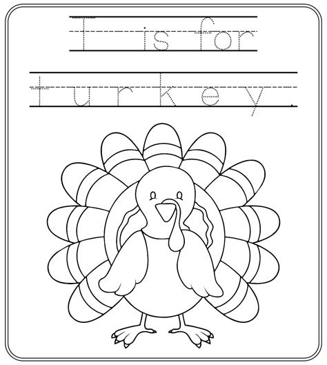 printable thanksgiving worksheets  kindergarten