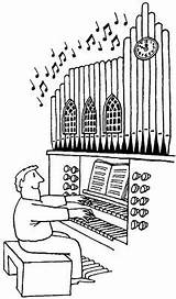 Kerkorgel Organ Orgel Bilder Tekening Organist Muziek Bach Musicals Leraar Gevoelens Schetsen Spreuken Grappig Tekenen Sebastian sketch template