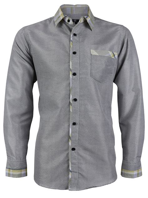 mens long sleeve button  dress shirt  view psd png include
