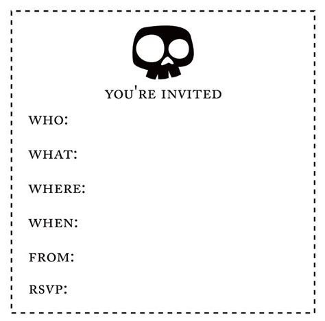 halloween invitations  print