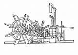 Steamboat Coloring Machinery Large sketch template