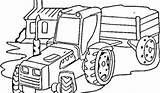 Coloriage Tracteur Remorque Dessiner Fendt sketch template