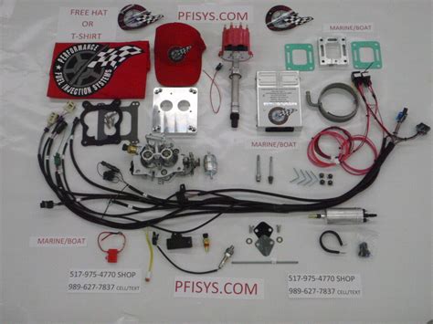 tbi fuel injection kit stock chevy   marine application