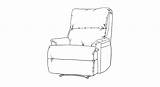Recliner Drawing Paintingvalley sketch template