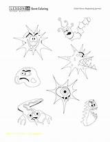 Coloring Germs Pages Germ Hands Getcolorings Color Getdrawings sketch template
