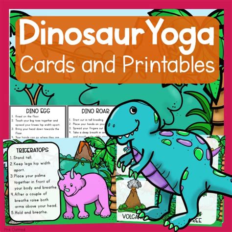 dinosaur theme yoga pink oatmeal shop