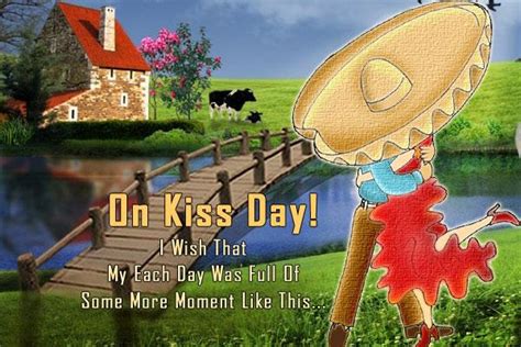 send free ecard on kiss day from