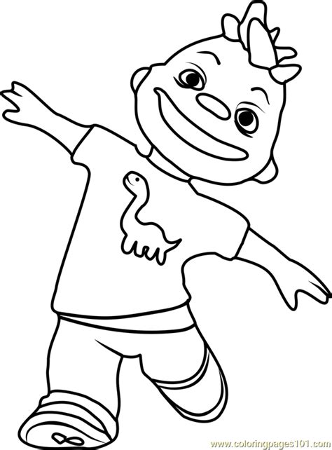 gerald coloring page  kids  sid  science kid printable