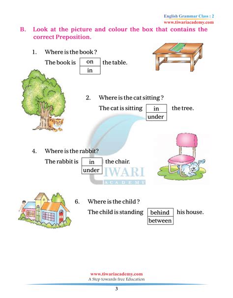 class  english grammar chapter  preposition