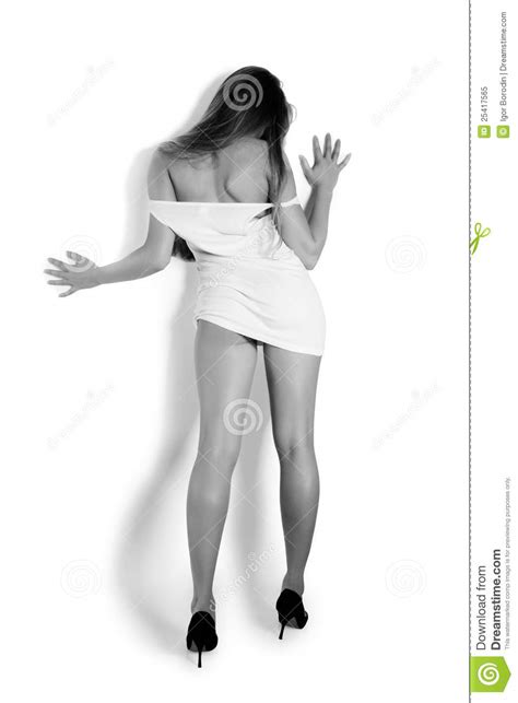 Rear View Of A Woman Stock Image Image Of Blonde Female