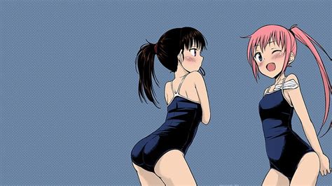 girl anime swimsuit one piece