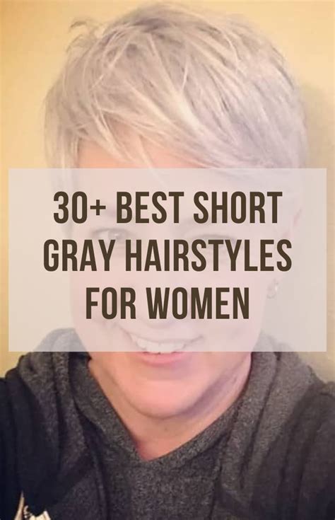 31 Short Gray Hairstyles For Women You Cant Miss This Year