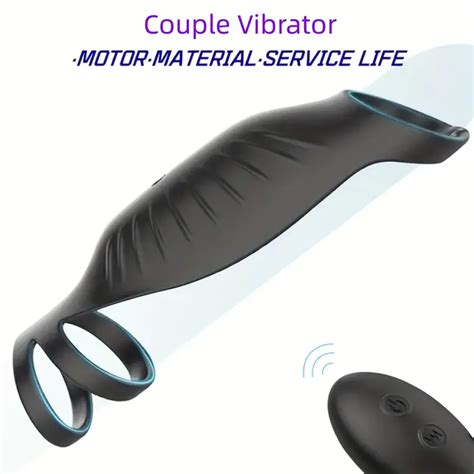 1pc Vibrating Penis Massager Ring Remote Control Testicle Vibrator Sex
