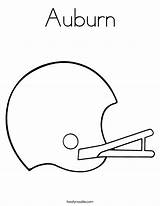 Coloring Michigan Auburn Pages Helmet Football Tigers Print Twistynoodle Built Favorites California Login Usa Add Popular Getdrawings Noodle Logo Coloringhome sketch template