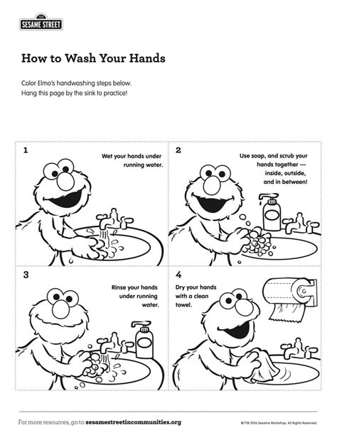 hand washing coloring pages  preschoolers fieltros patiki