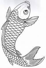 Koi Fish Drawing Outline Drawings Tattoo Carp Japanese Draw Sketch Tattoos Template Pencil Cool Vikingtattoo Sketches Outlines Deviantart Google Stencils sketch template