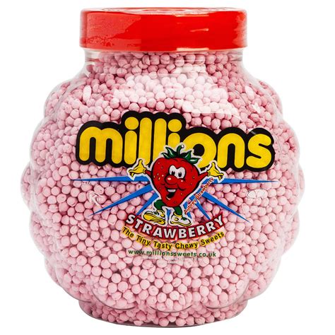 millions strawberry chewy sweets kg park christmas savings