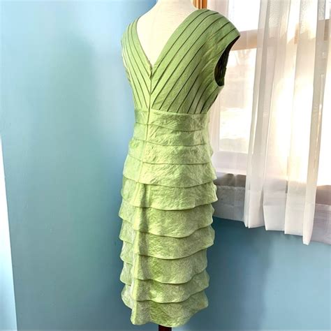 adrianna papell dresses adrianna papell sage green shutter pleat