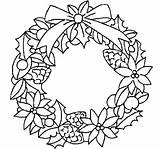 Wreath Coloring Advent Pages Printable Christmas Drawing Getcolorings Getdrawings Colouring sketch template