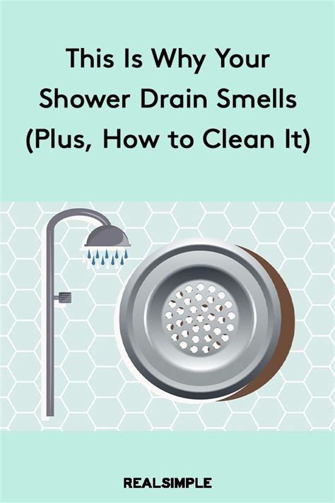 shower drain smells    clean  shower