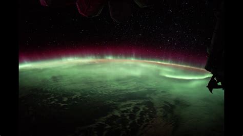 featured video nasa video shows how astronauts see earth s light show from space