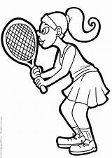 Tennis Coloring Pages Books sketch template