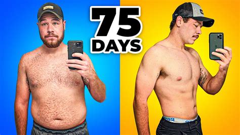 I Did The 75 Hard Weight Loss Challenge Crazy Results Youtube