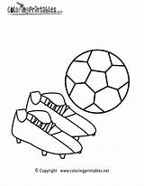 Coloring Ball Soccer Pages Cleats Sports Drawing Printable Balls Football Shoes Cleat Easy Getdrawings Kids Coloringprintables Printables Clipart Thank Please sketch template
