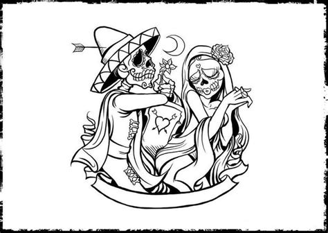 images  skull coloring  de los muertos  pinterest