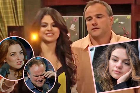 selena gomez brings  wizards  waverly place dad  tears